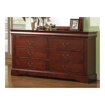 Louis Philippe III Cherry Finish Dresser