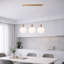 3 -Light Kitchen Island Pendant glass Pendant light gold