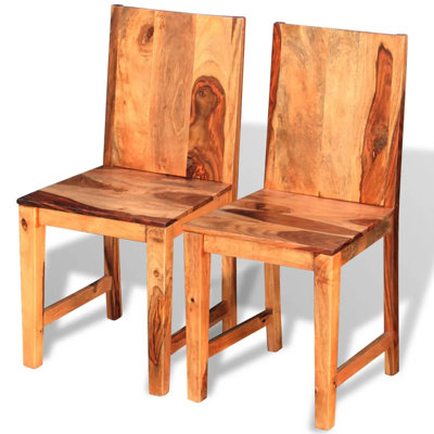 Chaise d'appoint en bois massif Augeron