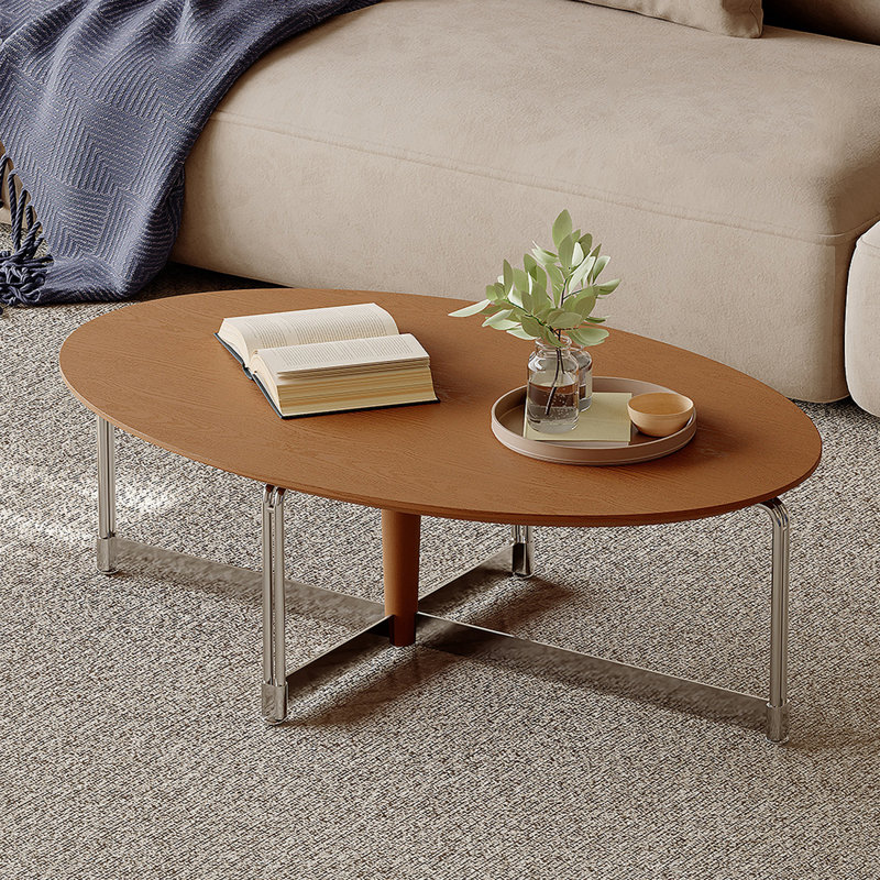 Table basse en bois, Marron clair