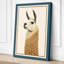 Llama in Profile Japandi - Wrapped Canvas-1835429512-1835429518