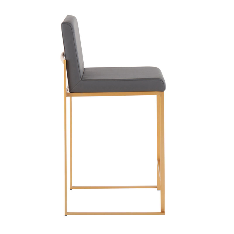 Tabouret de comptoir Fuji, Doré