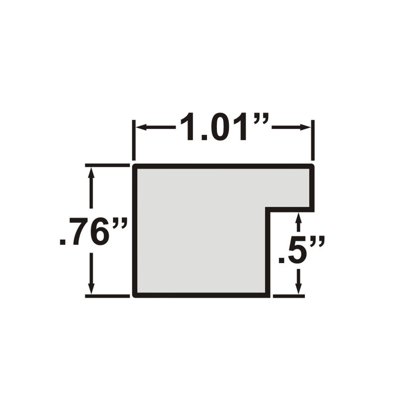Cadre photo simple Hunziker, 12 po x 15 po emmêlé à 8,5 po x 11 po