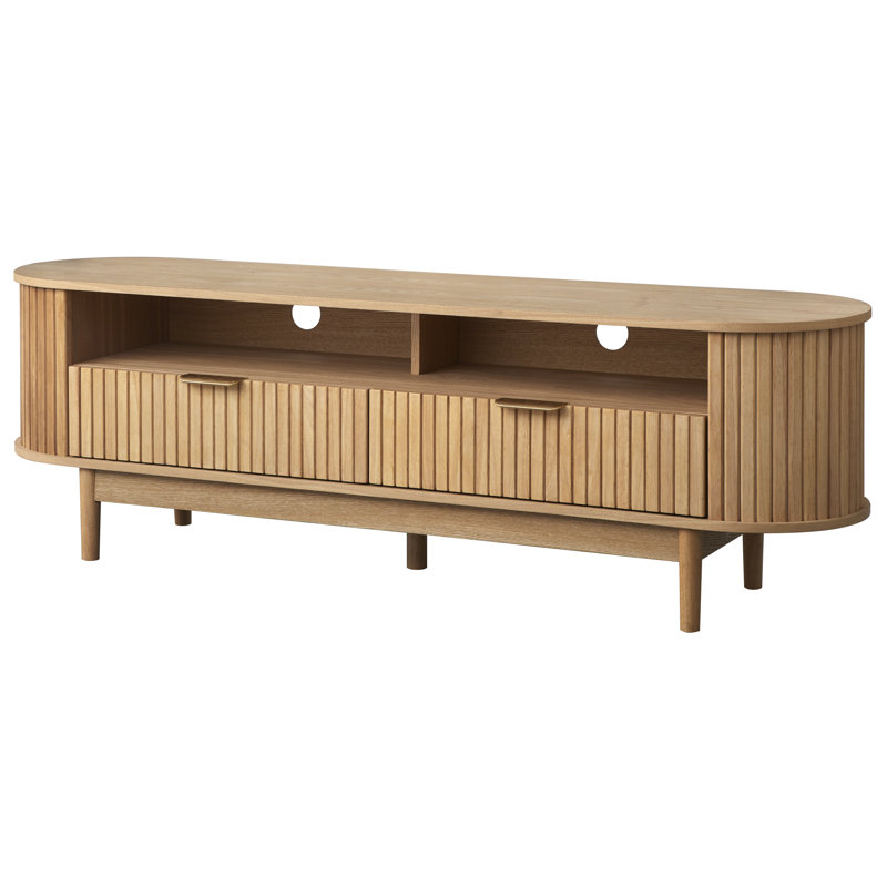Nechama Fluted TV Stand for TVs up to 70"