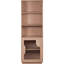 175cm H x 60cm W Solid Wood Book Cabinet Bookcase