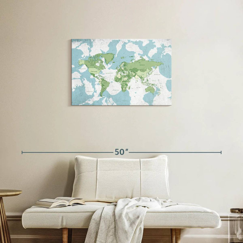 Keiri Educational World Map I, 20" H x 30" W