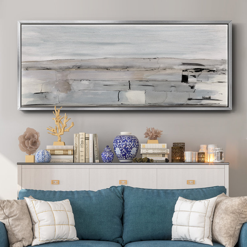 Toile encadrée «Faraway Field», H 12 po x l 30 po
