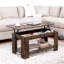 Barrymore Lift Top Coffee Table with Storage Hidden Compartments and Shelf Living Room Furniture-991096470
