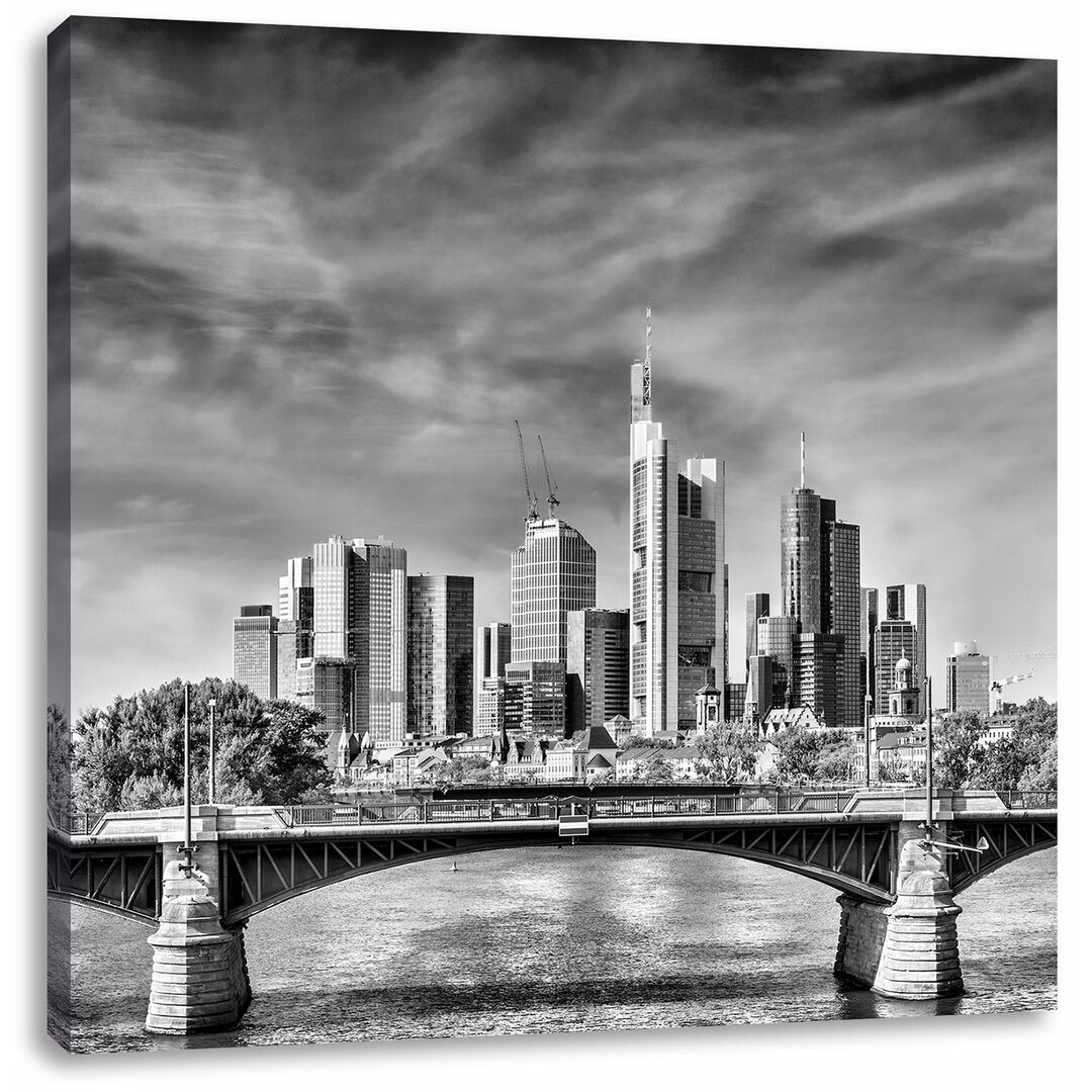 Leinwandbild Skyline von Frankfurt am Main