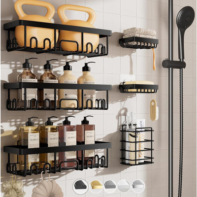 Serviteur de douche en acier inoxydable, paquet de 6, sans ...