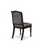 Ensemble de table de cuisine 7 pièces 989F7B036D114A6FA7FFF6B9F8216AC3 avec 6 chaises de cuisine et une table de salle à manger, noir sablé-1196862740-1196862743