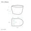 St. Tropez Wall-Hung Toilet Bowl Only-61836541