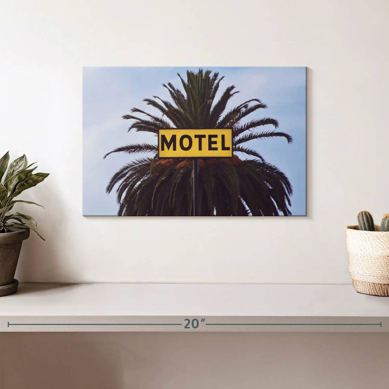 Motif tropical rétro, H 8 po x l 12 po