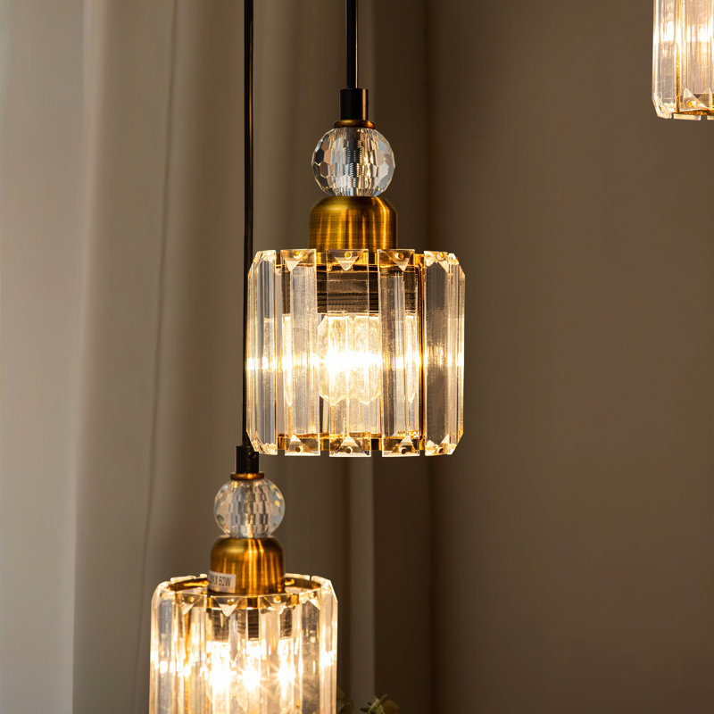Luminaire suspendu grappe 5 lumières Taevion