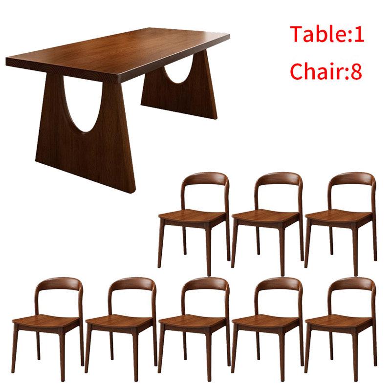 Partap Simple solid wood table, 30.7"H x 70.8"L x 31.4"W