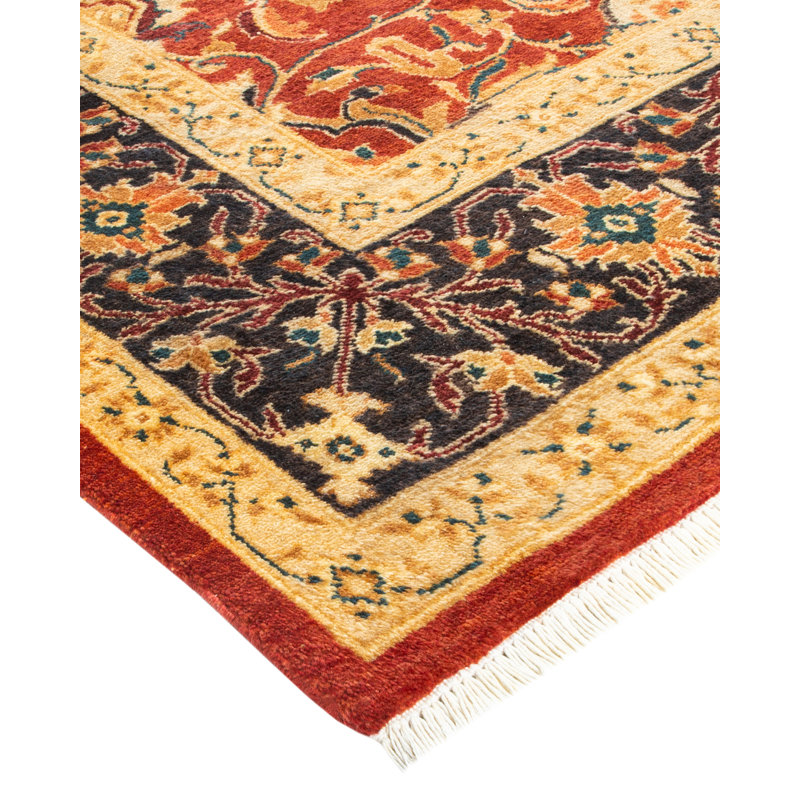 Seidler One-of-a-Kind 6' 1" X 9' 1" Hand Knotted Area Rug