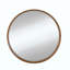 Miroir rond en bois, miroir mural pour la salle de bain