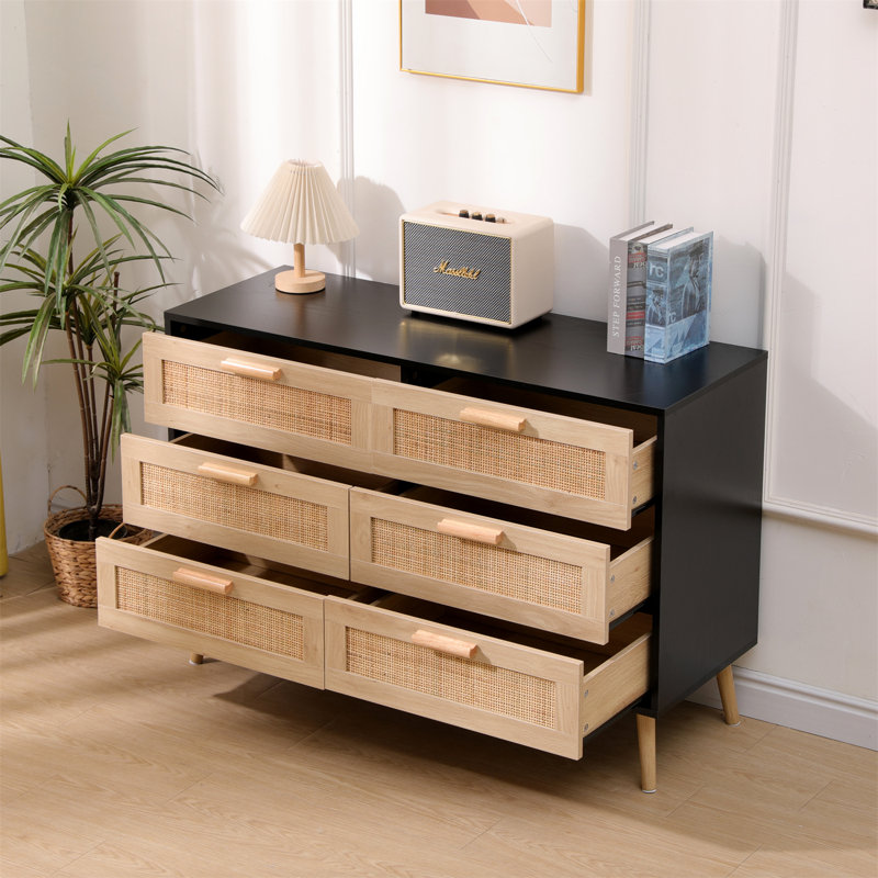 110cm W 6 - Drawer Chest of Drawers
