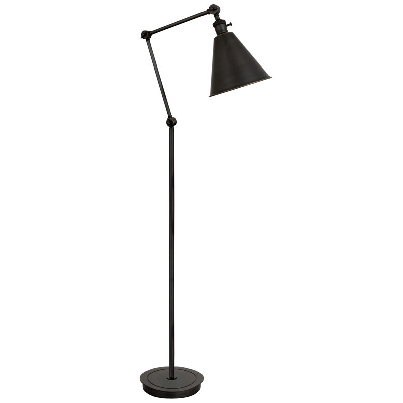 Alloy Task Floor Lamp, Deep Patina Bronze, Deep Patina Bronze, 10.5"