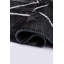 Rapture Black/Silver Gray Geometric Luxury Area Rug-68901411