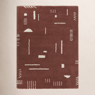 Morin Geometric Shag Rug