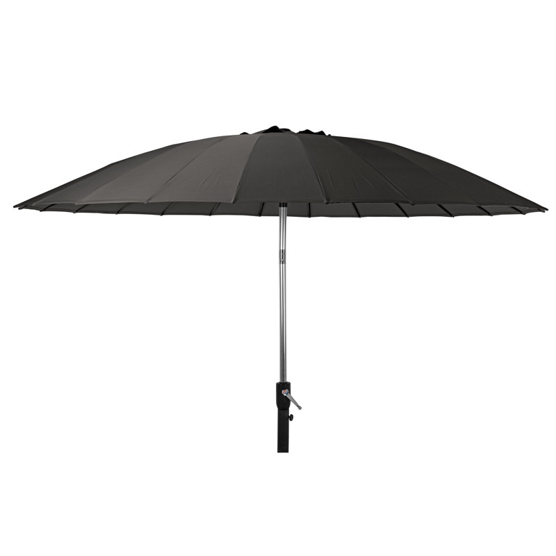 Caitlyn 270cm Tilt Market Parasol, Charcoal