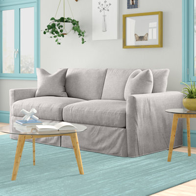 Hartig 84'' Slipcovered Sofa