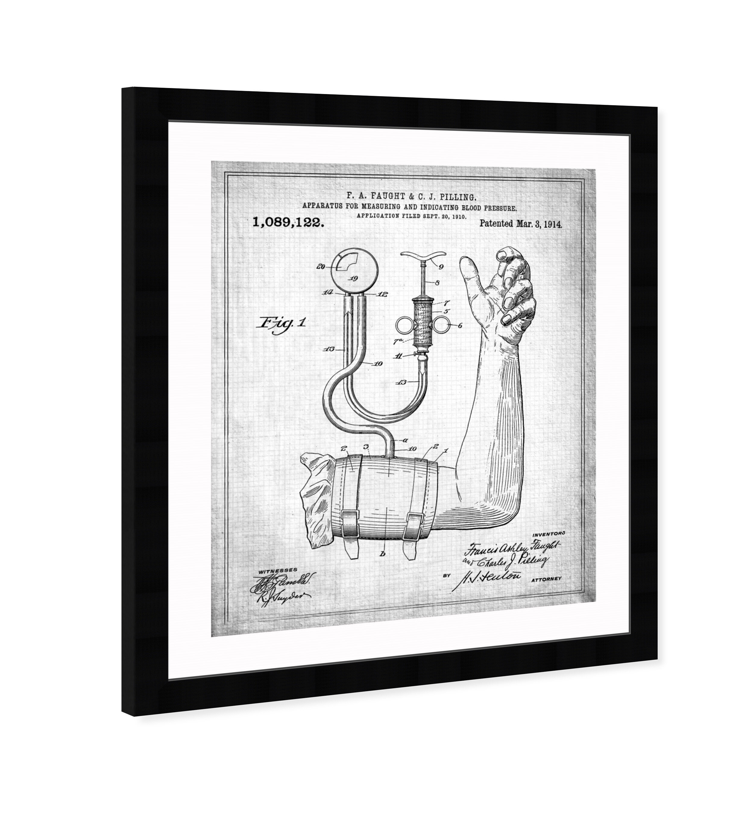 Apparatus For Measuring And Indicating Blood-Pressure 1914