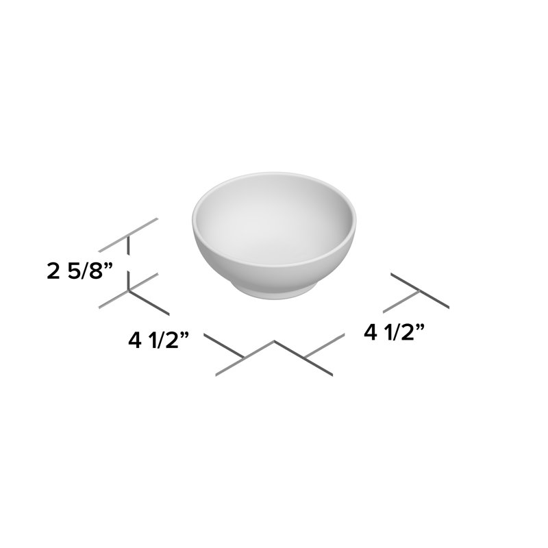 Jorrel 8 oz. Circle Melamine Bowl