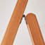 Portant à vêtements robuste en bois massif autoportant, porte-vêtements en forme de A avec tablette de rangement inférieure et crochets latéraux, présentoir à vêtements pour chambre à coucher, couloir-1519659391