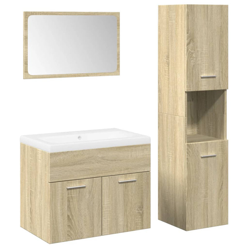 30-2 Bathroom Suite, Sonoma oak