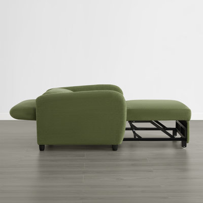 Pebblea Chenille Convertible Chair Bed