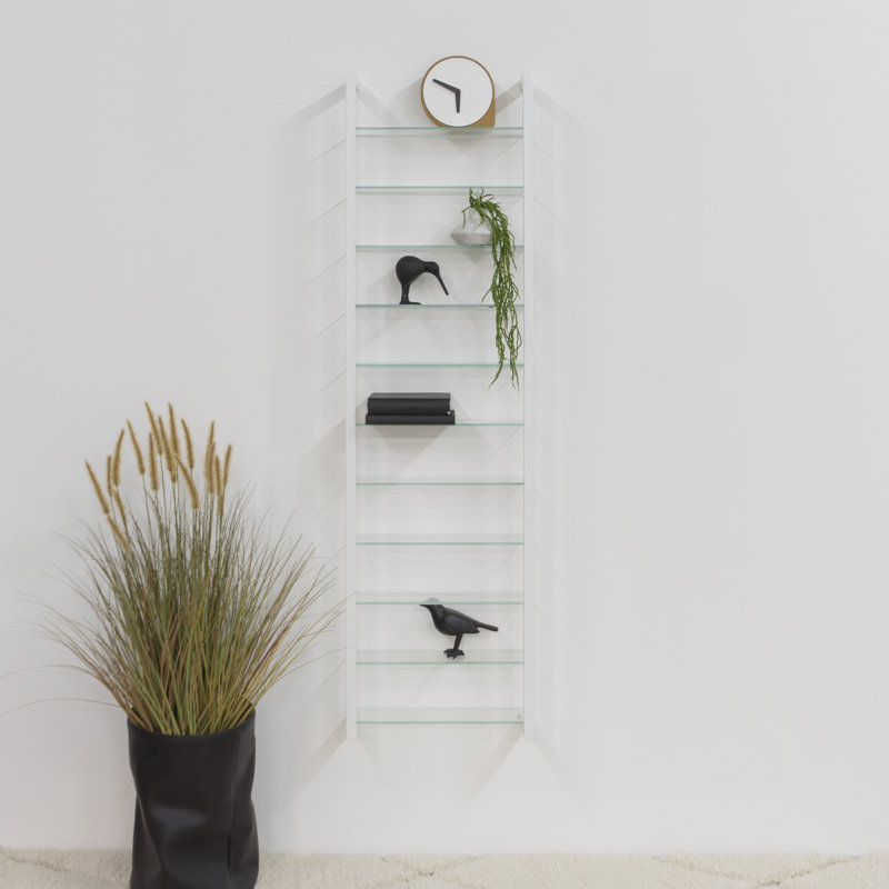 Cubic Glass 172cm H, White