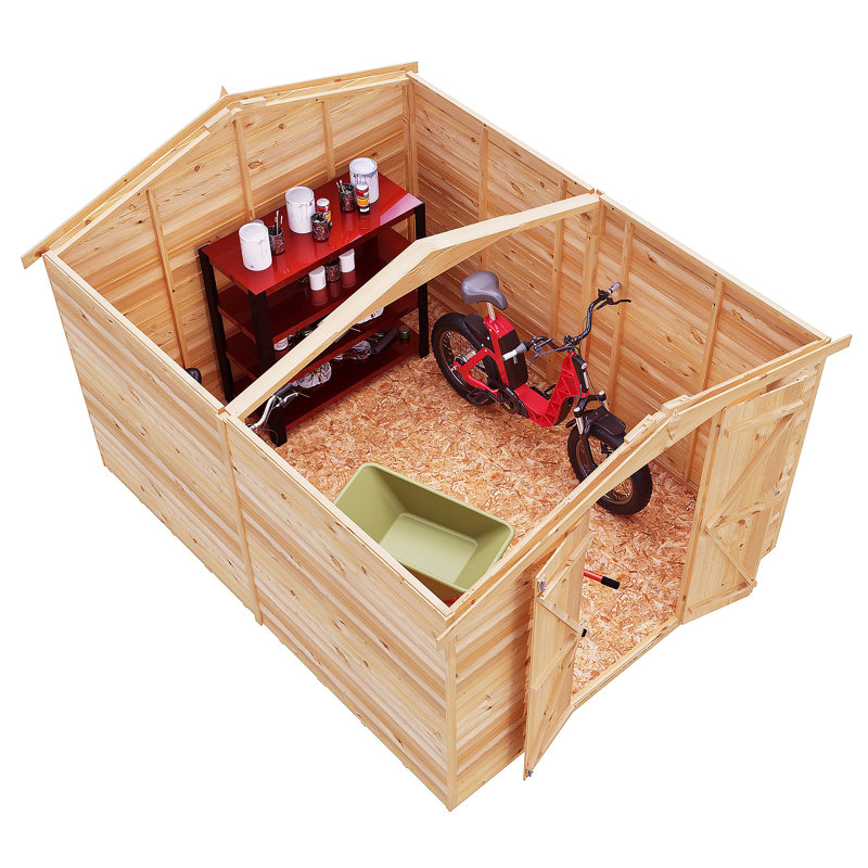 Garden Value 8 ft. W x 10 ft. D Windowless Shed