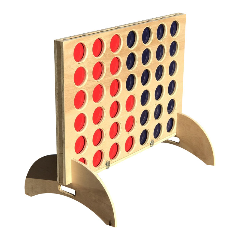 Jeu de société géant 4 à la suite