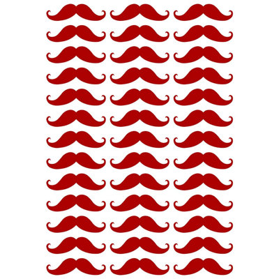 Adhésif décoratif moustaches-kids rooms