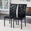Chaises de salle à manger modernes avec ensemble de ressorts rembourrés en similicuir-279646669-279646666-279646668