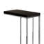 Table d'appoint en gin, forme de C, stratifié, métal, 18 x 10 étroit-101190872-101190871
