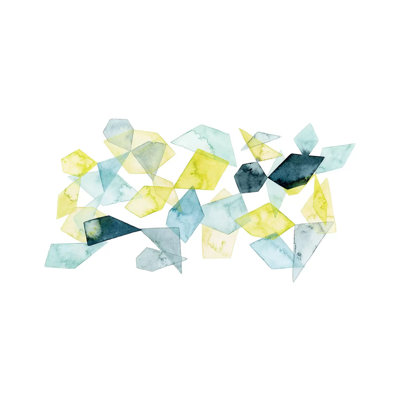 Seaglass Abstract II by Grace Popp - Wrapped Canvas Painting