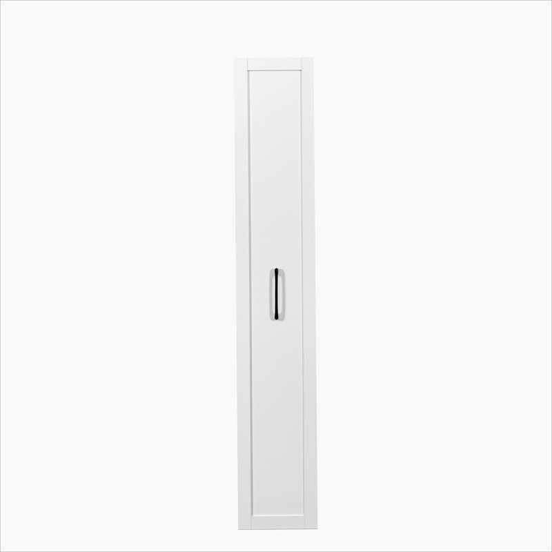 Blanc, grand chariot de rangement mince, chariot roulant de cuisine, armoire de rangement étroite avec poignée et roulettes, support à épices en bois à côté du réfrigérateur, tablette de garde-manger pour la cuisine, petits espaces