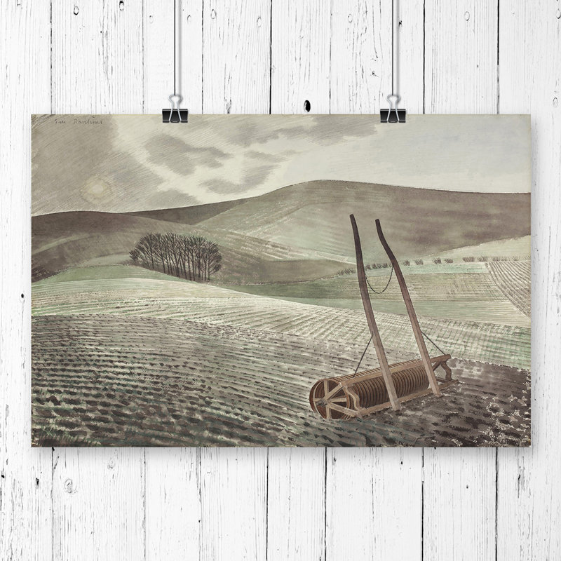 Eric Ravilious - No Frame Painting, 42cm H x 59.4cm W