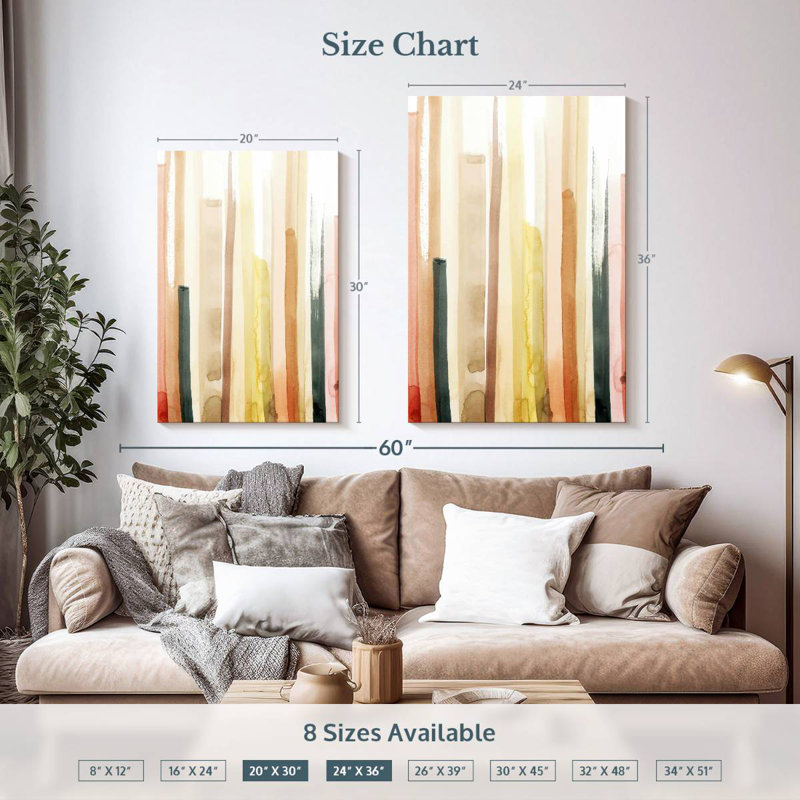 Avery Coral Reach I, 36" H x 24" W