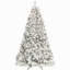 Arbre de Noël 9 pi avec 850 lumières UL et 63 pommes de pin naturelles - pointes en PVC enneigées, 2240 pointes, structure à charnières, support en métal stable, installation facile-194149913