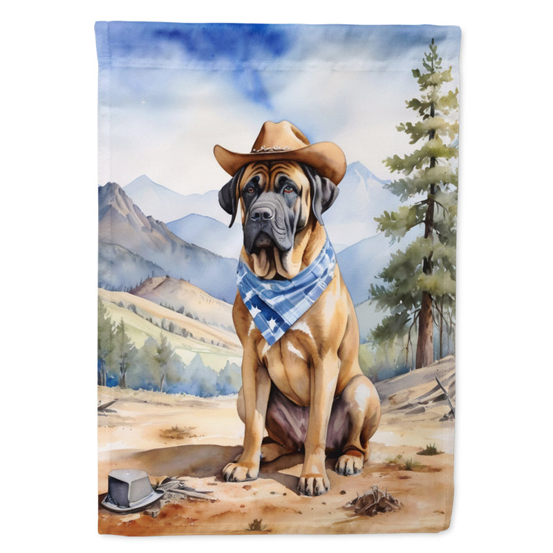 Drapeau Cowboy Welcome Garden, Mastiff