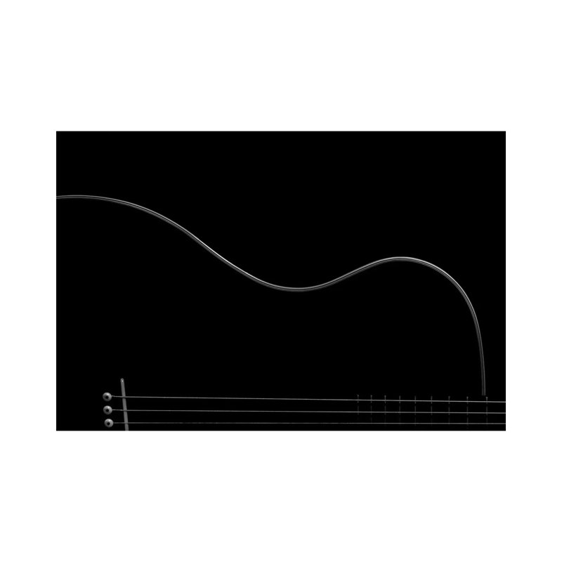 «Curves» par Nadav Jonas - impression sur toile tendue, H 26 po x l 40 po x 1,5 po