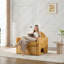Fauteuil surdimensionné en chenille-676666297
