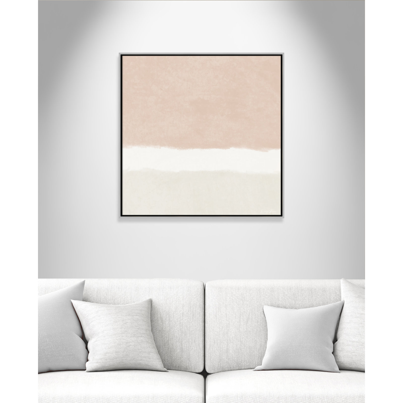 Willadeene "Slate 2" Print, 31.5" H x 31.5" W, Silver Framed