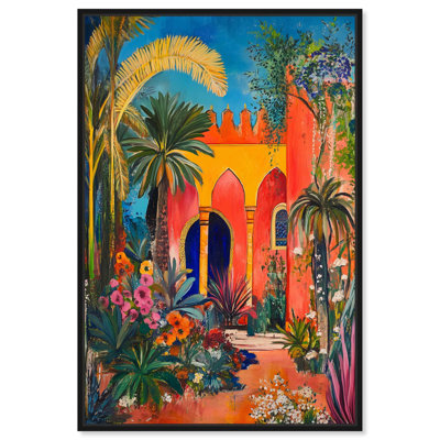 Art Remedy, impressions sur toile, jardin marocain