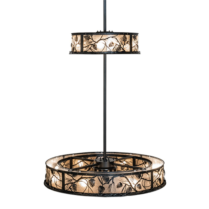 Whispering Pines Downrod Ceiling Fan