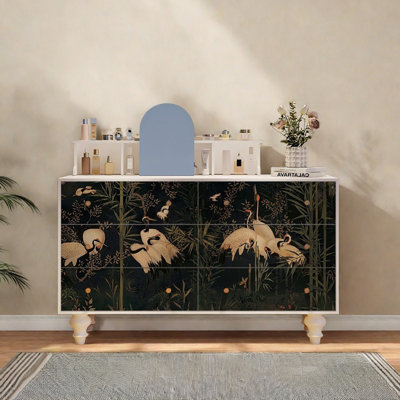 53in Six-drawer Sideboard Cabinet